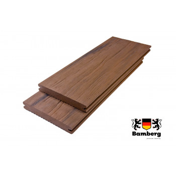 Террасная доска ДПК Bamberg Solid Fossiled, African Bubinga