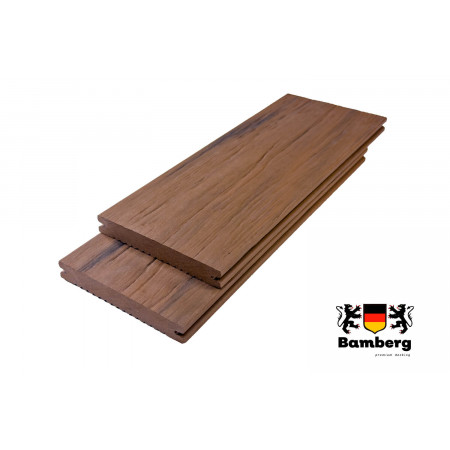 Террасная доска ДПК Bamberg Solid Fossiled, African Bubinga