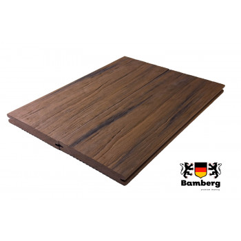 Террасная доска ДПК Bamberg Solid Fossiled, African Bubinga
