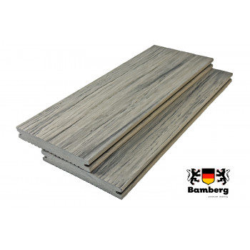 Террасная доска ДПК Bamberg Solid Fossiled, English Barnwood