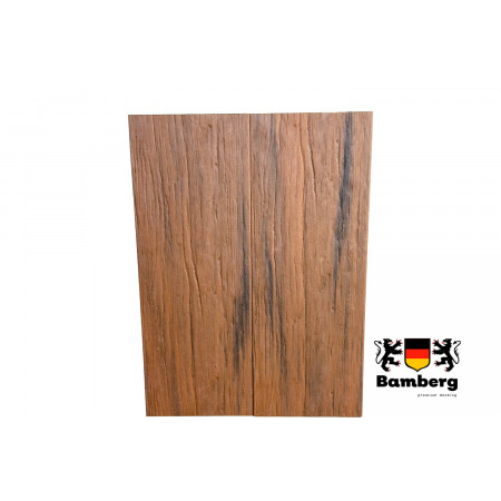 Террасная доска ДПК Bamberg Solid Fossiled, African Bubinga