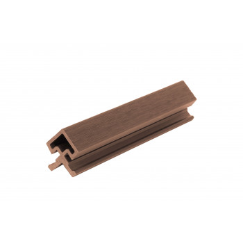 Угол внешний для фасадной панели (57*57*3600 мм) 3D, CO EXTRUSION, PG Орех