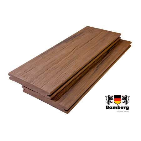 Террасная доска ДПК Bamberg Solid Fossiled, African Bubinga